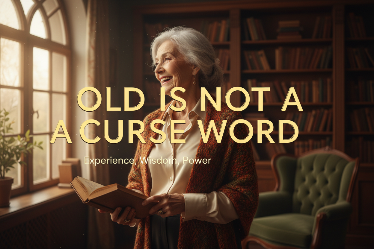 Old is not a curse word